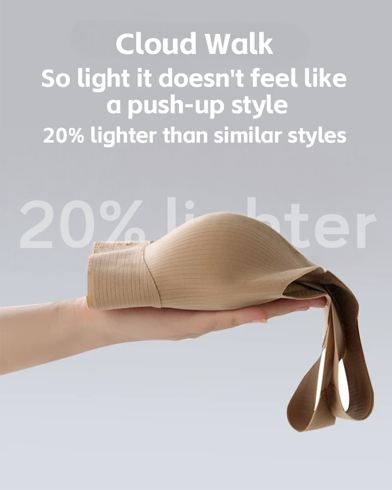 Women's V-neck wireless comfortable and breathable vest bra