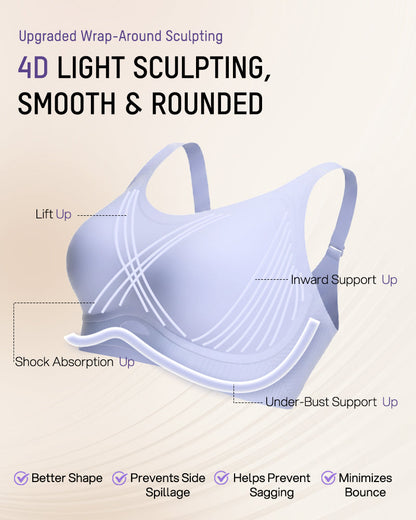 4D Lift Wrap Sculpting Wire-Free Bra