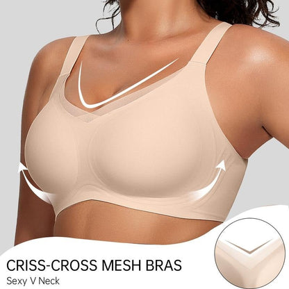 🎁Last Day 49% OFF🎉Women Wireless V-Neck Mesh Bralette