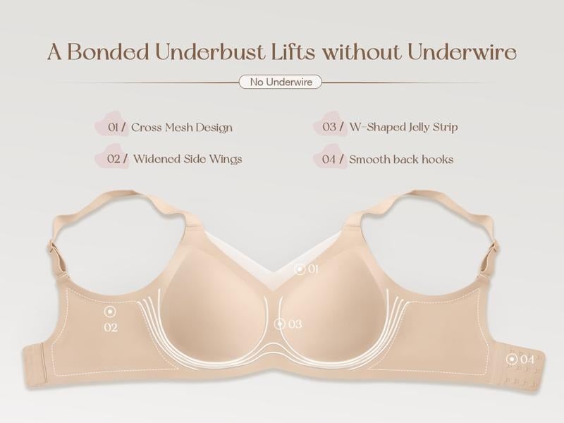 🎁Last Day 49% OFF🎉Women Wireless V-Neck Mesh Bralette