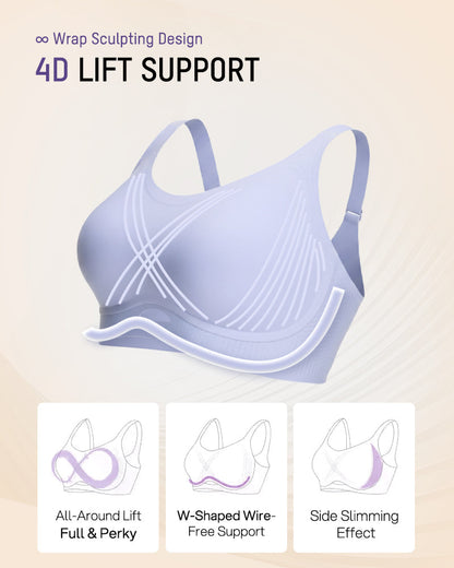 4D Lift Wrap Sculpting Wire-Free Bra